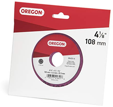Oregon OR4125-14A Schleifscheibe für Sägekette, 4-1/4 Zoll x 1/4 Zoll
