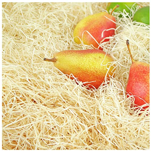 Europack24 5kg BIO HOLZWOLLE EXTRA FEIN | Füllmaterial für Pakete & Insektenhotel | PEFC-zertifizierte Fichte | 100% biologisches Verpackungsmaterial