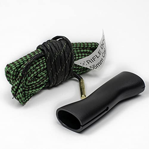 ZEITWISE Schnur mit 2X integrierten Bürsten zum Reinigen von Gewehr, Büchse 5,56 mm Cal .223