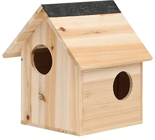 vidaXL Tanne Eichhörnchenhaus Kobel Eichhörnchenkobel Nistkasten Futterhaus