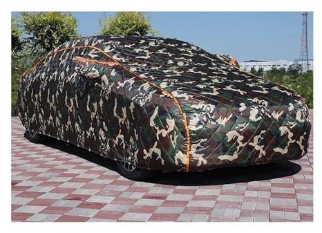 Autoplane Hülle Universelle Autoabdeckungen -50° Fahrzeugabdeckung Hagel Wasserdicht Im Freien Gegen Sonnenschutz Außen Regen Schnee Winter Autos Komplettteile (Color : Camouflage Color, Size : M)