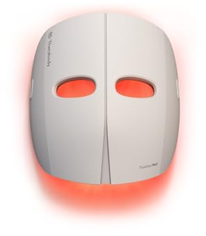 TheraFace Mask by Therabody - LED Light Therapy Skincare Face Mask with Vibrating Massage - Blue & Red Light Therapy and Facial Massager for Wrinkles, Skin Tightening & Dark Spots - FSA Eligible