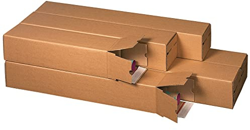 karton-billiger | Planbox Versandhülse Versandrohr Posterverpackung Wellpappe | Verlängerbar | 5 verschiedene Längen | 435mm-1005mm (100, 315 x 105 x 105mm)