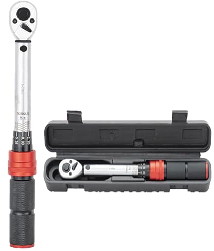 YUEMING Clé Dynamométrique 2-20 Nm à Clic Petite avec Double Rréglage de Direction et 72 Dents, Entraînement 1/4 Cle Dynamometrique pour l'entretien du pour Vélos Route Montagne y Moto