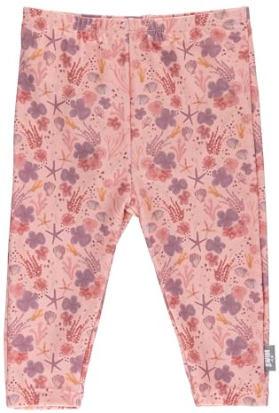 Sterntaler Korale leggings – baby badbyxor med heltäckande tryck – UV-skydd 50+ badmode – badbyxor för flickor med blöjinsats upp till storlek 86/92 – baby och barn simkläder, Mjuk rosa, 104