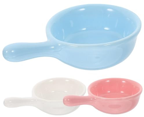 Hohopeti 3stücke Keramische Futter Und Wassernäpfe Für Kleine Haustiere Bunte Futterschalen Für Kaninchen Hamster Meerschweinchen Langlebig Und Leicht Zu Reinigen