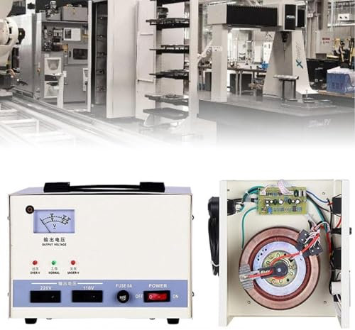 Stabilizzatore di tensione, stabilizzatore di potenza monofase per uso domestico,stabilizzatore di tensione completamente automatico,regolatore di tensione del condizionatore d'aria in rame puro,1000W