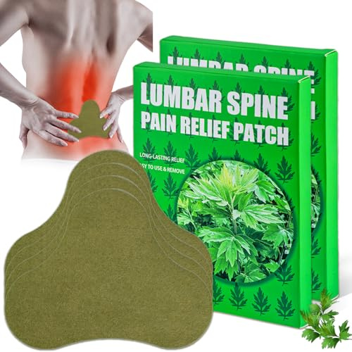 SSKHE 50 Piezas Parches Alivio Dolor de Espalda con Ai - Alivio Rápido del Dolor | Calor Herbal Natural | Relajación Muscular Profunda | Estimula la Circulación