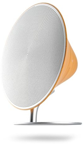 THYXGS Mini Enceinte Bluetooth NFC Halo 5.0, Caisson De Basses Rétro pour Ordinateur De Bureau, Amplificateur Audio Numérique DSP, Design Tactile, Compatible TWS/AUX, Grille Métallique