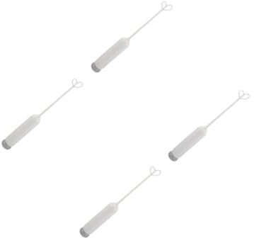 ABOOFAN 4 Piezas mezclador eléctrico agitador de biberones varita para espumar leche de mano mini mezclador para bebidas batidora de mano para bebidas AbS Reutilizable