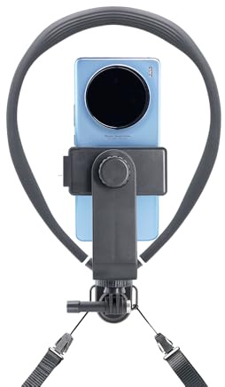 MAXCAM Rotating Phone Silicone Neck Strap Holder Chest First Person View Holder vlog Outdoor Lure Fishing Cycling Sports Camera Neck Strap