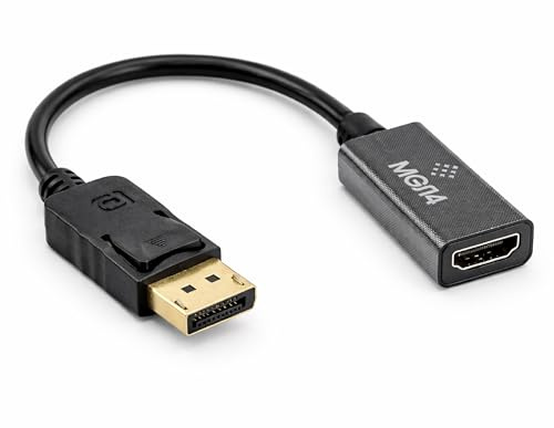 Generico Adattatore Displayport Hdmi 0,2m – Plug & play unidirezionale compatibile con DP to HDMI monitor TV