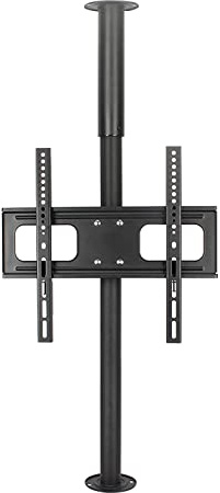 Supporto da parete per TV, girevole e inclinabile a 360°, in acciaio laminato a freddo, per TV piatti e curvi da 32 a 55 pollici, fino a 45 kg, ideale per l'intrattenimento domestico e soluzioni