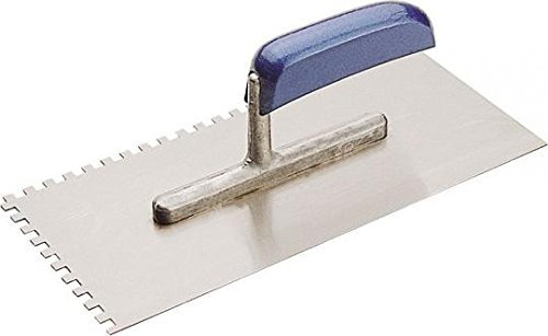 Glättekelle gezahnt 10x10 mm, 28x1