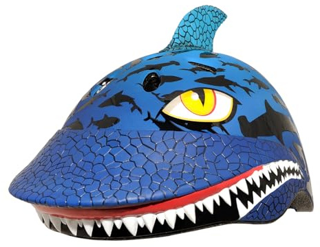 Raskullz Shark Jaws Helmet, Blue , Ages 5+