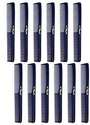Krest Cleopatra 400 All Purpose Hair Comb. Hair Cutting Combs. Barber’s & Hairstylist Combs. Dark Blue. 12 pcs.