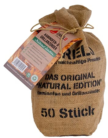 ZARELO ZA202102-STK Grillanzünder, Braun