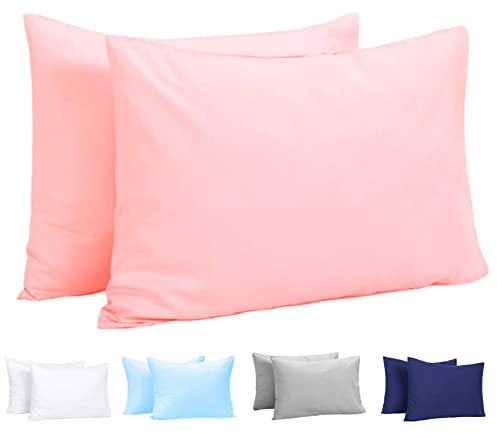 Kissenbezug Kinder 40x60 Kissen Set 100% Reiner Baumwolle, Baby Zierkissen Bezug Rosa Kissenbezug Perfekt FüR Ein Kinderkissen, Kinderbett MäDchen, Kissen Kinderzimmer Kopfkissen Kleinkind Kopfpolster