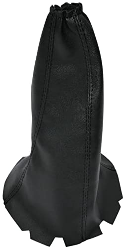 Aerzetix - C57849 - Cuffia soffietto per leva del cambio - compatibile con Toyota Yaris II dal 2005 al 2011 - colore: nero - in pelle sintetica