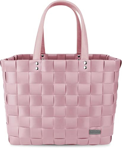 Einkaufstasche/Tragetasche mit Henkel - Einkaufskorb aus Kunststoff - Großer Damen Shopper robust und langlebig - 20 Liter Volumen