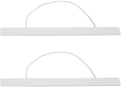 Semetall Juego de 2 marcos magnéticos para colgar pósteres de 12 pulgadas, colgador magnético de pintura para carteles, fotos, imágenes, color blanco