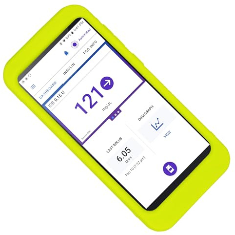 SNK Silicone Case for Omnipod 5 Receiver (Continuous Glucose Monitoring) (Green)