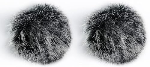 Hollyland Furry Windshield (2 Pcs) for Lark Max Wireless Microphone System Black