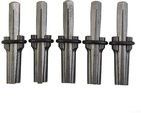 pour 5 Set 9/16 Pouce Plug Cales Plumes Cales Pierre Roche Splitter Outils À Main 14mm, Séparateur de Pierre