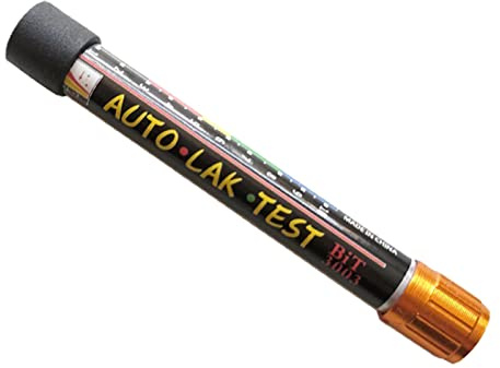 Lackdickenprüfer Messgerät Auto Karosserie Schadensdetektor mit Spitze & Messskala Crash-Test Check Lackbeschichtungsprüfer