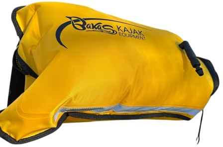 BaKaS Paddle Float Kayak 100 extra Auftrieb Seekajak SUP Paddel Auftriebskörper mit Zwei separaten Luftkammern sowie einem Reflektionsstreifen geeignet für Anfänger Wiedereinsteiger bis hin zu Profis