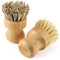 Cepillos para Platos,2 PCS Cepillo para Fregar Cepillo de Palma de Bambú Natural Cerdas para Platos Ollas Sartenes Limpieza del Fregadero de Cocina