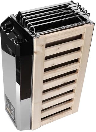 Stufa per sauna, Stufa for sauna 3KW Stufa for sauna in acciaio inossidabile Controllo interno Stufa for riscaldamento sauna for camera da letto Stufa for sauna for ufficio Uso della doccia spa per la