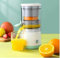 Rechargeable Juicer Machine – Cordless Citrus Juicer, Portable Blender for Oranges, Lemons & Whole Fruits, Electric Hand Juicer with Squeezer Attachments (BPA-Free, Easy Clean)
