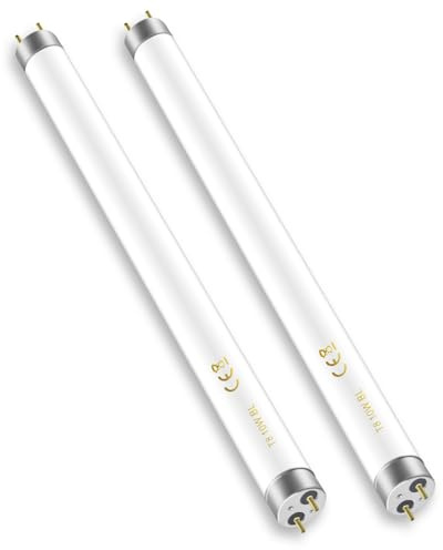 FSL BL T8 10W Lámparas de Repuesto para Lampara Antimosquitos/Lampara Antimoscas/Mata Mosquitos Electrico de 20W, Tubo UV de 13in/33cm para Atraer Moscas e Insectos, Paquete de 2