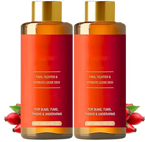 2PCS Glow Remedy Oil Skin Tightening, Magic Body Oil for Sagging Skin, Magic Firming Body Oils, Moisturizing Lotion for Smooth, Radiant Skin, Effectively Improves Fine Lines
