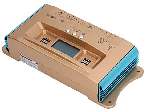 Hyuduo MPPT Solar Lader Controller, Fortschrittliche Technologie, Breite Anwendung, Multi -Schutz für Versiegelte AgM -Gel Lithiumbatterie, Hohe Leistung und Langzeitlebensdauer mit Effizientem (100A)