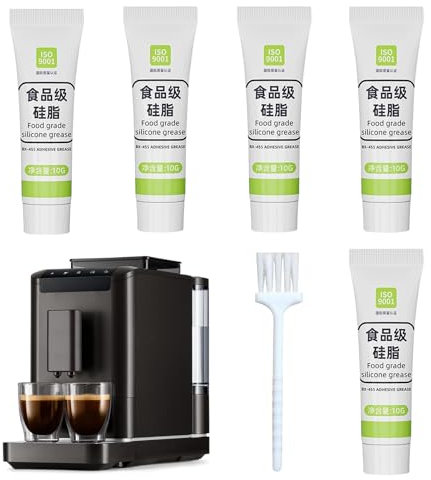 5 Pieces Machine Grease - Food Grade Lubricant Grease | Food-Grade Silicone Multi Purpose Long Lasting Lubricant For Faucet Cartridges Plumbing Kitchen O Ring