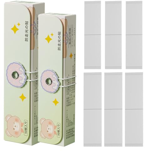 GWEOR Cinta Doble Cara Ropa, 100 Piezas Fashion Beauty Tape, para Cuerpo Cinta de Lencería, Doble Cara Cintas de Ropa, Vestido, Cinta de Adhesivo Sujetador (85 * 20mm + 95 * 23mm)