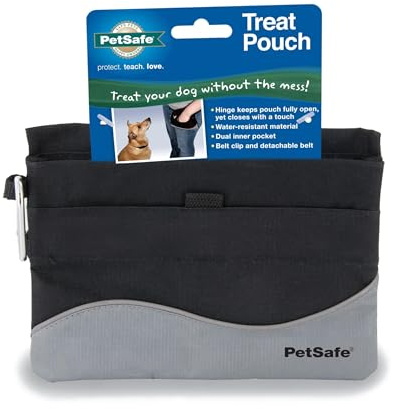 PetSafe Treat Pouch - Durable, Convenient Dog Training Accessory, Mini, Black