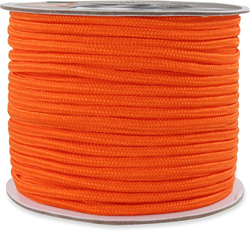Allzweck-Outdoor-Seil 5 mm x 60 Meter Farbe Orange