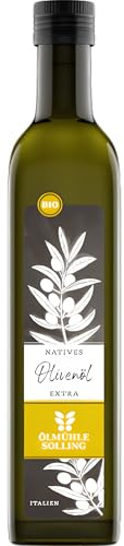 ÖLMÜHLE SOLLING - BIO Olivenöl aus Italien | Natives Olivenöl, vollmundig und fruchtig im Geschmack. Ideal für Pasta, Pizza & Salate sowie für Haut-& Haar | Inhalt: 500 ml