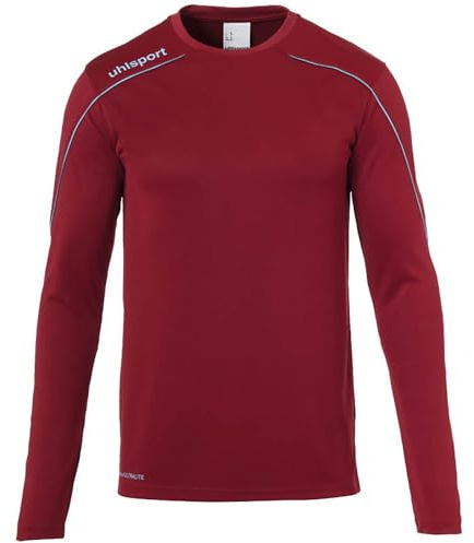 uhlsport barn stream 22 lång ärm trikå Bordeaux/Skyblau 164