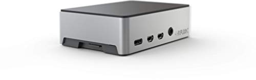 Raspberry Pi FLIRC Case - Aluminium Gehäuse 4, Silber/schwarz