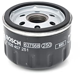 BOSCH Ölfilter F026407251 | Kompatibel mit: BMW i3, MOTORCYCLES C, MOTORCYCLES F, MOTORCYCLES HP, MOTORCYCLES K, MOTORCYCLES R, MOTORCYCLES R 1200