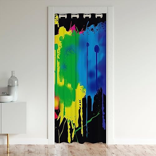 Tenda copri-porta arcobaleno per camera da letto e soggiorno, colorata tie dye, trattamenti per finestre per ragazzi, ragazze, bambini, uomini, donne, Love is Love, trattamenti per finestre