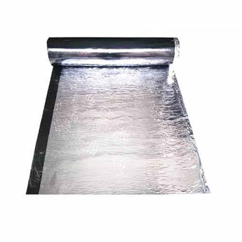 Nastro Sigillante Autoadesivo Nastro Sigillante,Nastro Bitume in Foglio di Alluminio,Nastro Impermeabile per Riparazione Tetti,Impermeabile e Isolante Termico,per Crepe Superficiali,Spazi davanzali F