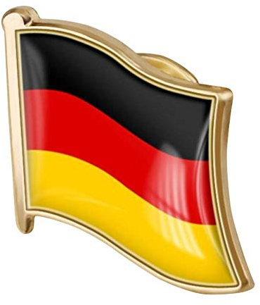 Keuyeo 1pc Deutschland Flagge Pin Abzeichen Metall Emaille Anstecknadel Brosche Flagge Von Deutschland Metall Emaille Abzeichen Nationale Abzeichen
