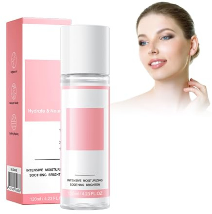 Hppsctink 120ml Lotion tonique pour le visage, Lotion tonique pour le visage 4 en 1, Lotion tonique pour le visage anti-rides, atténue la pigmentation, hydrate et nourrit la peau,serum