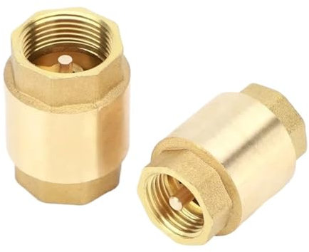 Messing-Rückschlagventil mit Innengewinde, Inline-Feder zur Wasserregulierung, 1/2 Zoll, 3/4 Zoll, 1 Zoll, 2 Zoll, 1-1/2 Zoll, 1-3/4 Zoll, DN15 DN20 DN25 DN32 DN40 DN50(1-1/2)