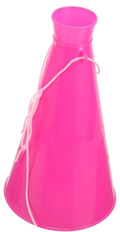 Garneck Mégaphone de Soutien en Plastique, Accessoire de Fête Portable | Prop Sûr et Polyvalent, Ambiance de Scène, Usage Extérieur, Format Léger, Plastique Résistant